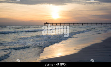 Destin, John Beasley Park, Okaloosa Island Fishing Pier Stock Photo