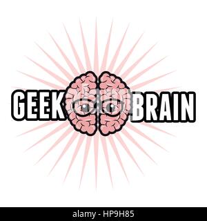 Geek concept with icon design, vector illustration 10 eps graphic. Stock Vector