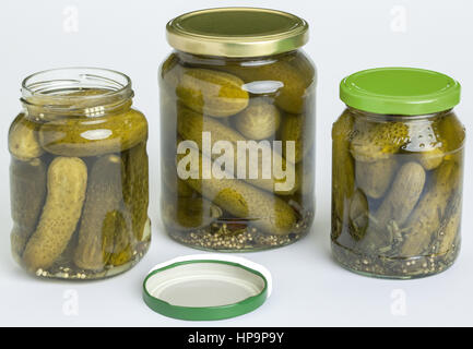 Gurken im Glas Stock Photo