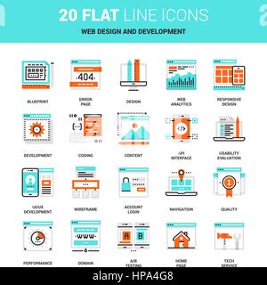 Web Design and Development Stock Vector