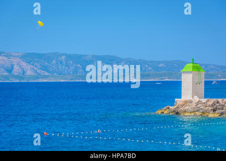 Seascape on Island Brac, Croatia, Europe. Stock Photo