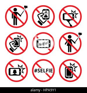 Selfie-stick - Etiketter