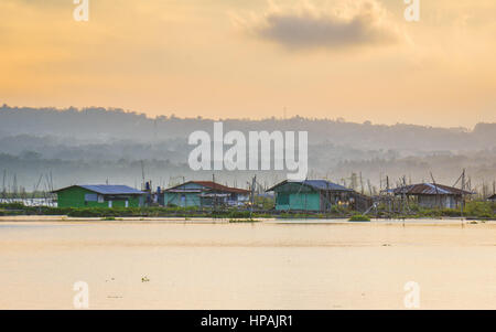 Rawa Pening Lake Semarang Central Java Indonesia Stock Photo