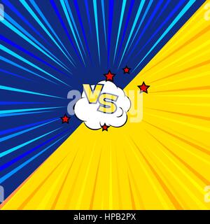 Fight Bubble  Comics Style Stock Vector