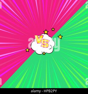 Fight Bubble  Comics Style Stock Vector