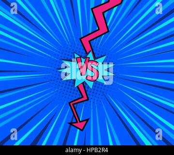 Fight Bubble  Comics Style Stock Vector