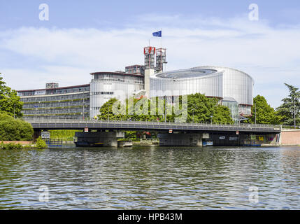 Europaeischer Gerichtshof fuer Menschenrechte in Strassburg, Frankreich Stock Photo