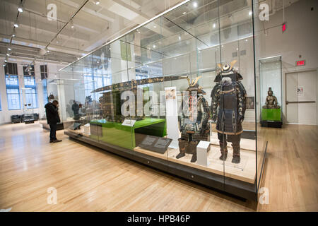 Asian sculptures and artifacts inside Toronto Royal Ontario Museum Stock Photo