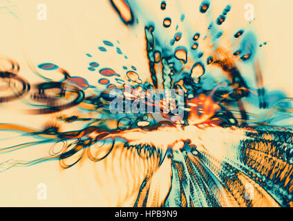 digital art of modern abstract motion,colorful blurred blots Stock Photo