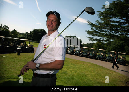 Lee Sharpe charity golf day at Mere Golf and Country Club.  Lee Sharpe. Picture: Chris Bull Stock Photo