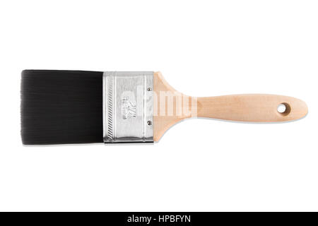 Paint brush, isolated on a white background. Stock Photo