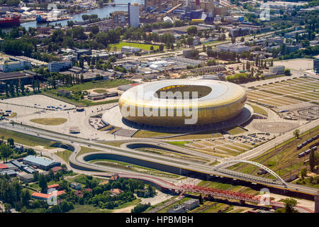 PGE Arena Gdańsk, football stadium, polish premiere league, stadium, Gdansk, Danzig, Baltic coast, pomorskie, Poland Stock Photo