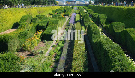 The Green Dock in Thames Barrier Park London Stock Photo