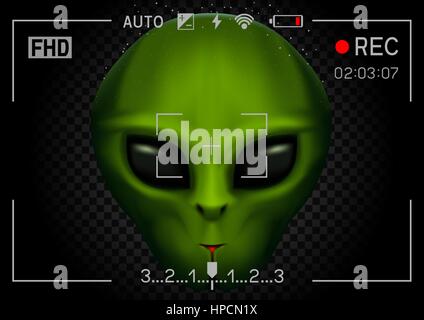 camera viewfinder alien Stock Vector Image & Art - Alamy