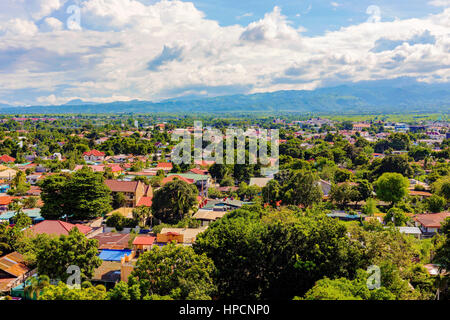 Residential area in Clark economic Angeles city in the Philippines Stock Photo
