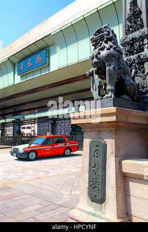 Nihonbashi Bridge Metropolitan Expressway Above in Chuo Tokyo Japan Stock Photo