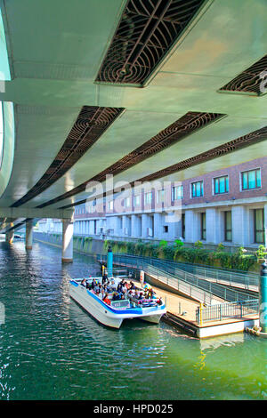 Nihonbashi Cruising Pier Tokyo Japan Stock Photo