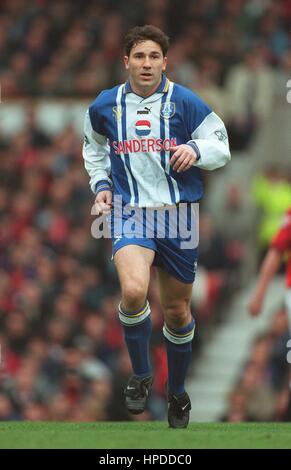 DAVID HIRST SHEFFIELD WEDNESDAY FC 15 March 1997 Stock Photo