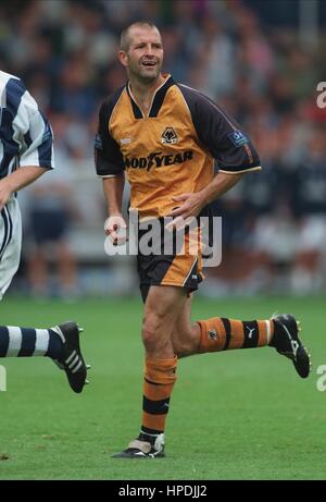 bull steve wolverhampton wanderers fc footballer former wife his alamy 1997 august