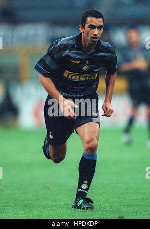 YOURI DJORKAEFF INTER MILAN FC 18 September 1997 Stock Photo