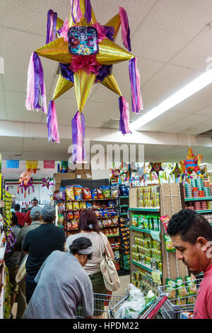 Florida Homestead,Mexico Market,Hispanic Latin Latino ethnic immigrant immigrants minority,grocery store,supermarket,food,display sale product,shoppin Stock Photo