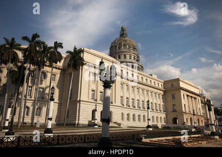 El Capitolio or National Capitol Building in Havana, Cuba. Stock Photo