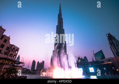 The Amazing Burj Khalifa skyscraper Stock Photo