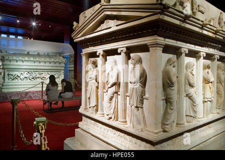 archaeological sarcophagus