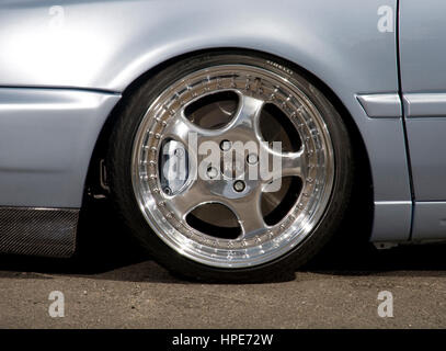 Show winning modified Mk4 VW Golf car Stock Photo