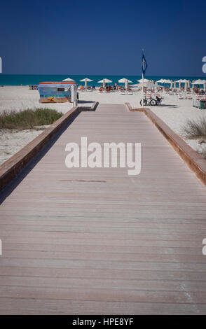 Saadiyat public beach,abu dhabi Stock Photo