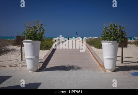 Saadiyat public beach,abu dhabi Stock Photo