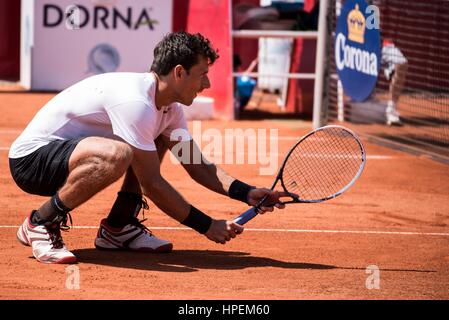 April 22, 2015: Artem SITAK NZL in action during the ATP Tournament BRD Nastase Tiriac Trophy at BNR Arenas, Romania ROU.   Photo: Cronos/Catalin Soare Stock Photo