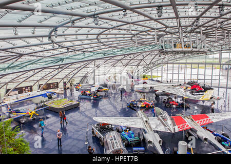 Red Bull Hangar 7, Flying Bulls, Salzburg, Austria Stock Photo