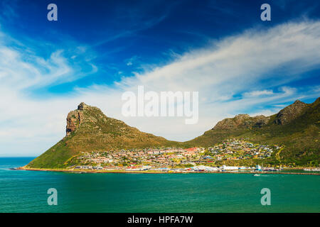 Sentinel peak in Hout Bay near Cape Town, South Africa Stock Photo