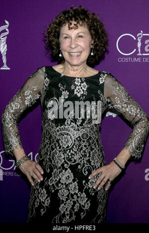 Los Angeles, Us. 21st Feb, 2017. Actress Rhea Perlman arrives at the 19th Costume Designers Guild Awards, CDGA, at Hotel Beverly Hilton in Los Angeles, USA, on 21 February 2017. - NO WIRE SERVICE - Photo: Hubert Boesl/dpa/Alamy Live News Stock Photo