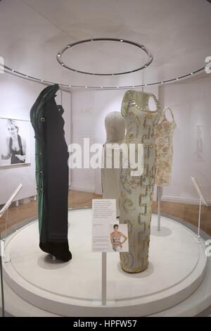 Diana's Gowns on display @ Kensigton Museum 2017 ....TRACE Stock Photo