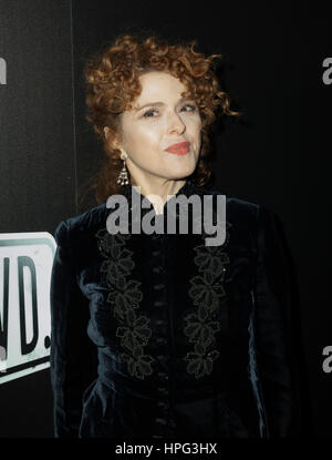 New York, NY USA - February 9, 2017: Bernadette Peters attends opening night of Sunset Boulevard musical at Palace Theatre Stock Photo