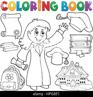 Coloring book tools theme 1 Stock Vector Image & Art - Alamy