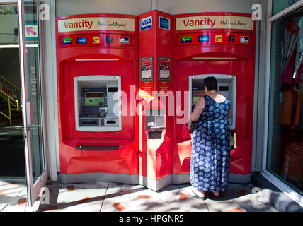 ATM machine in vancouver Stock Photo