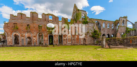 Cistercian monastery Aulne Abbey (Belgium) Stock Photo