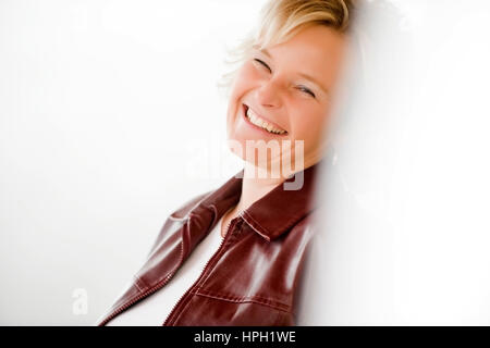 Model released , Frau, 40+, im Portrait - woman in portrait Stock Photo
