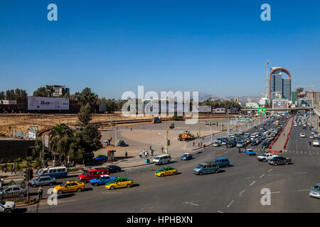 Meskel Square, Addis Ababa, Ethiopia Stock Photo