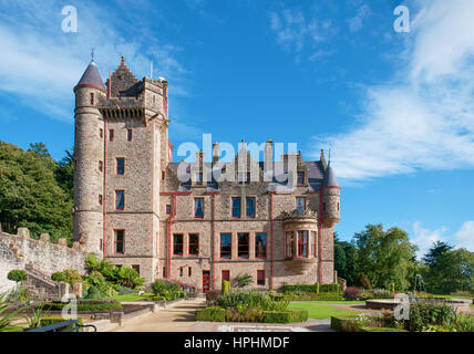 Belfast castle. Tourist attraction on the slopes of Cavehill Country Park in Belfast, Northern Ireland Stock Photo