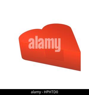 Diecut Craft Box Stock Vector