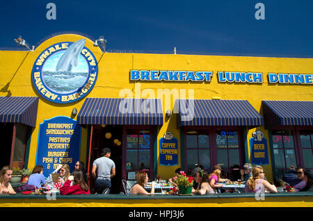 Whale City Bakery Bar and Grill located in Davenport, California, USA. Stock Photo