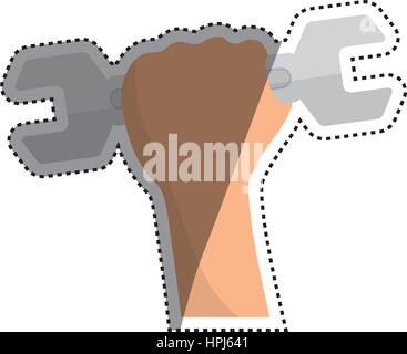 Construction tools symbol icon vector illustration graphic design Stock Vector