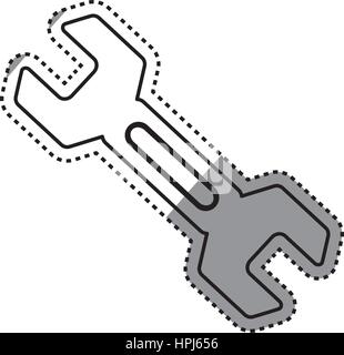 Construction tools symbol icon vector illustration graphic design Stock Vector