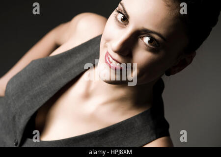 Model released , Attraktive, junge Frau - attractive, young woman Stock Photo