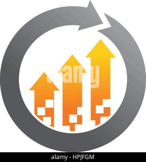Business Management Process Stock Vector