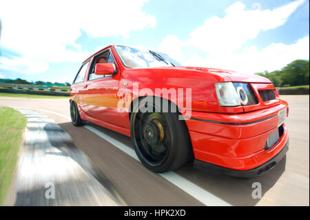 1989 Vauxhall Nova, modified compact car Stock Photo